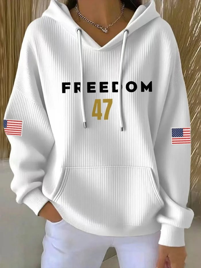 47 Freedom Hoodie Charlie Kirk Merch Freedom Apparel Patriotic Gifts For Mom