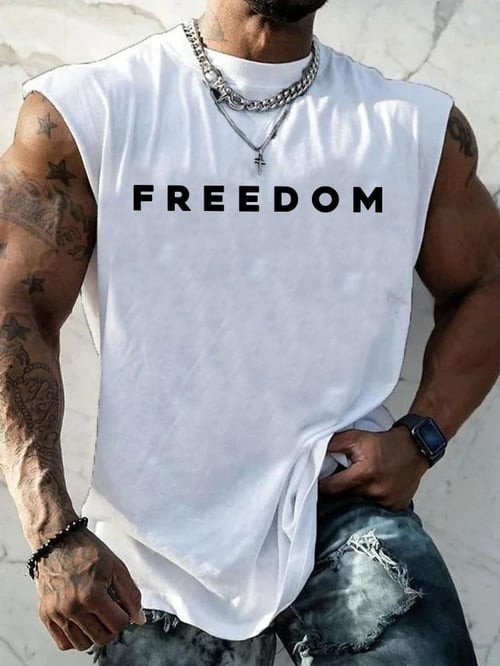 Charlie Kirk Freedom Tank Top Turning Point USA Clothing RIP Charlie Kirk Merch Gifts - Image 3